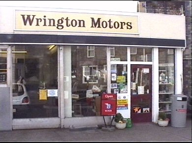Wrington Motors forecourt
